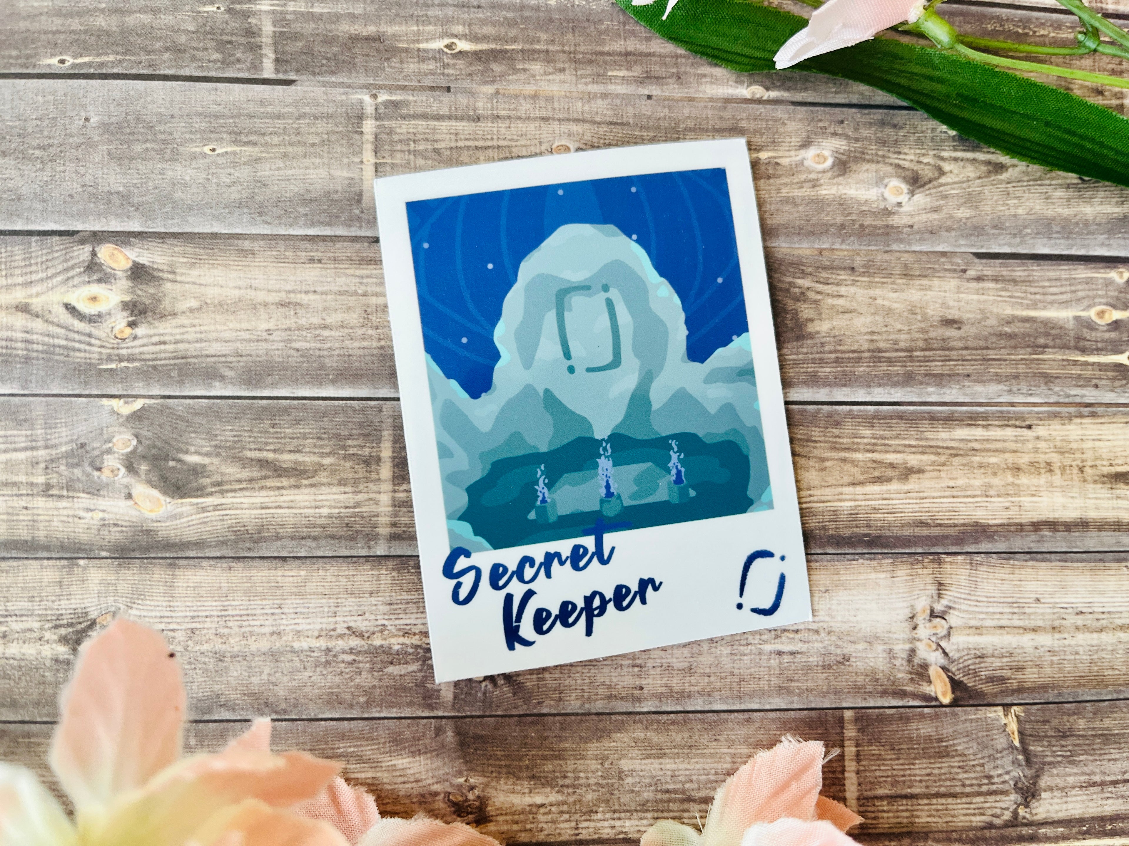 Secret Polaroid Vinyl Sticker