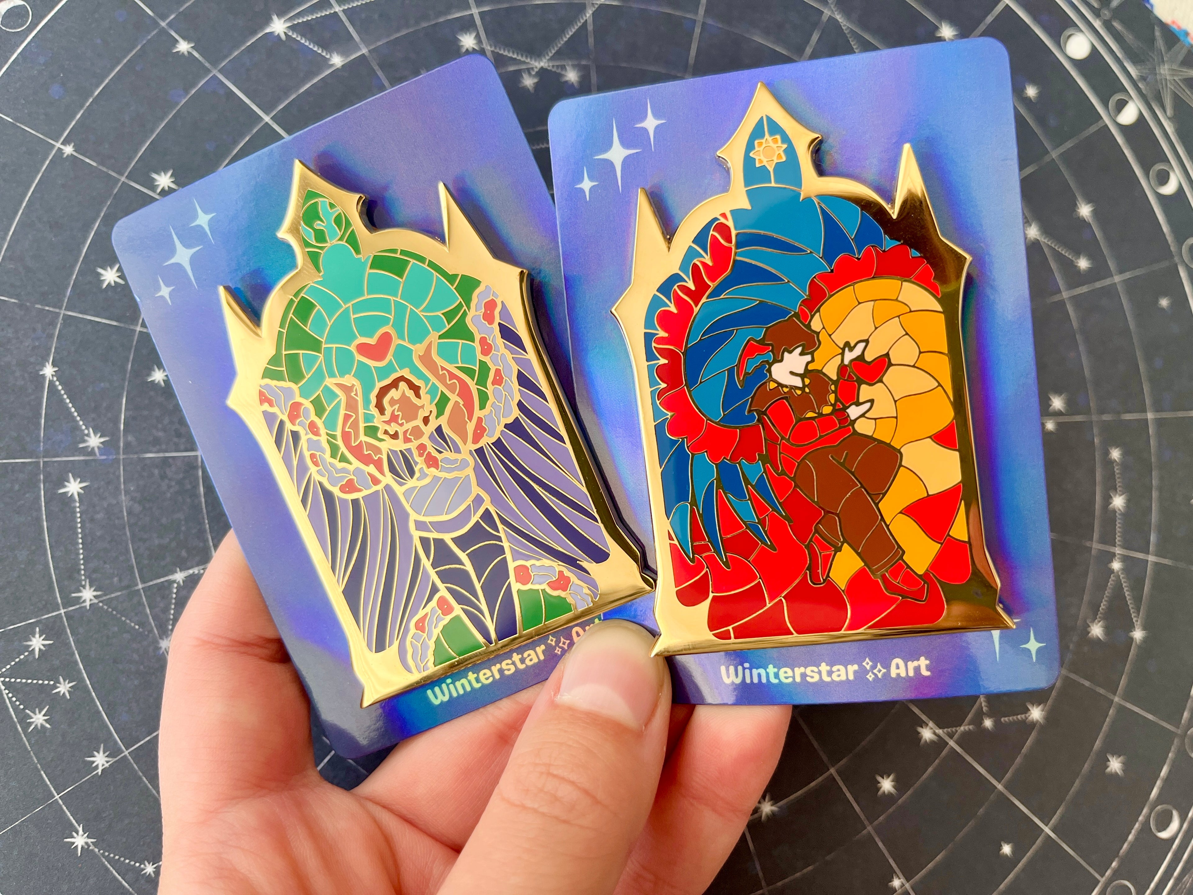 Life Series Winners Enamel Pins