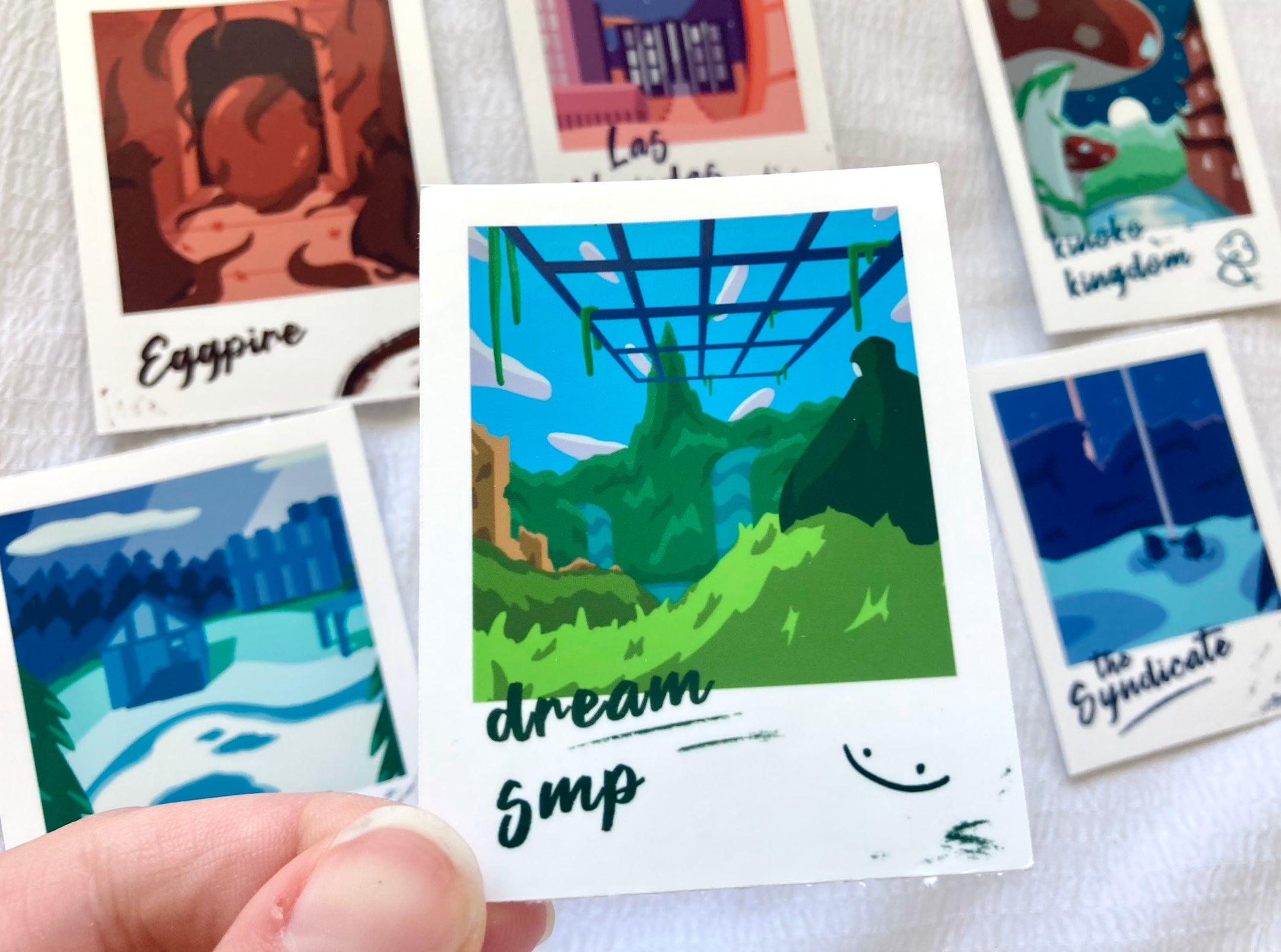 DSMP Location Polaroid Vinyl Stickers