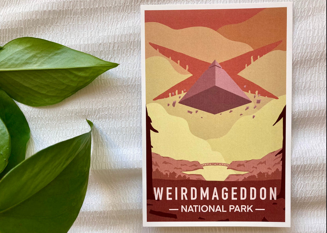 Weird National Park Mini Art Print