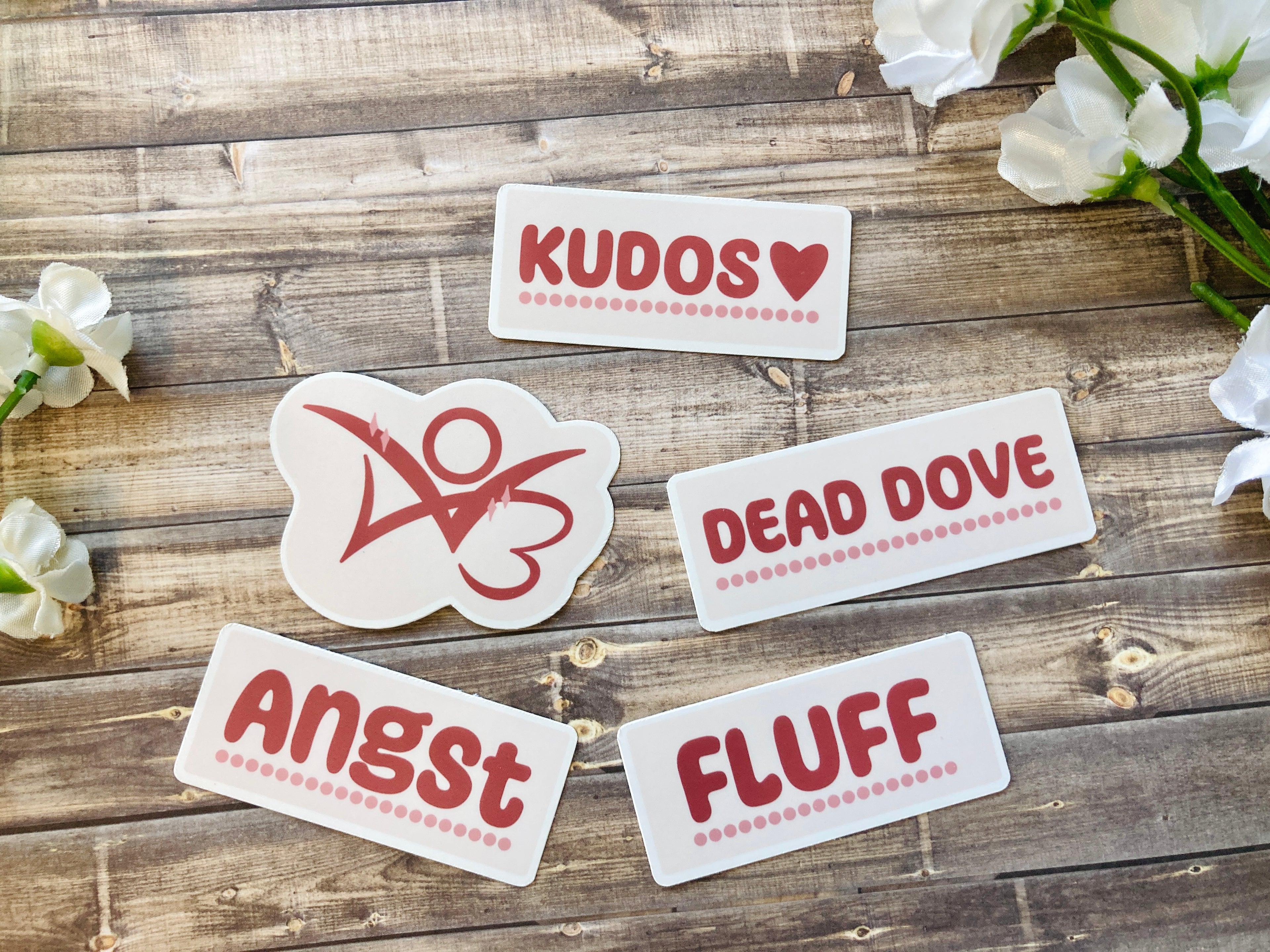 Fanfiction Vinyl Stickers