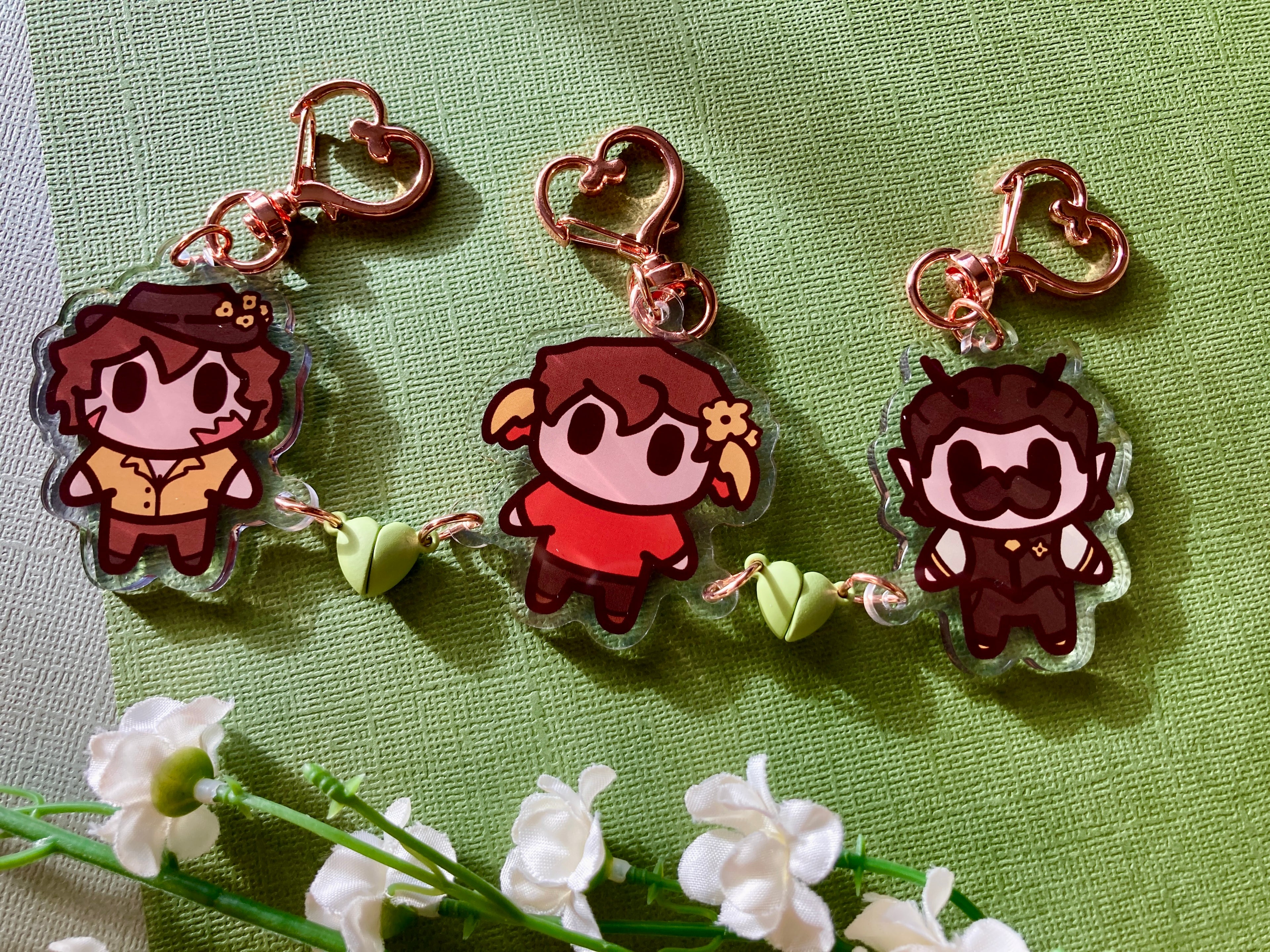 Buttercup Magnet Keychains & Stickers