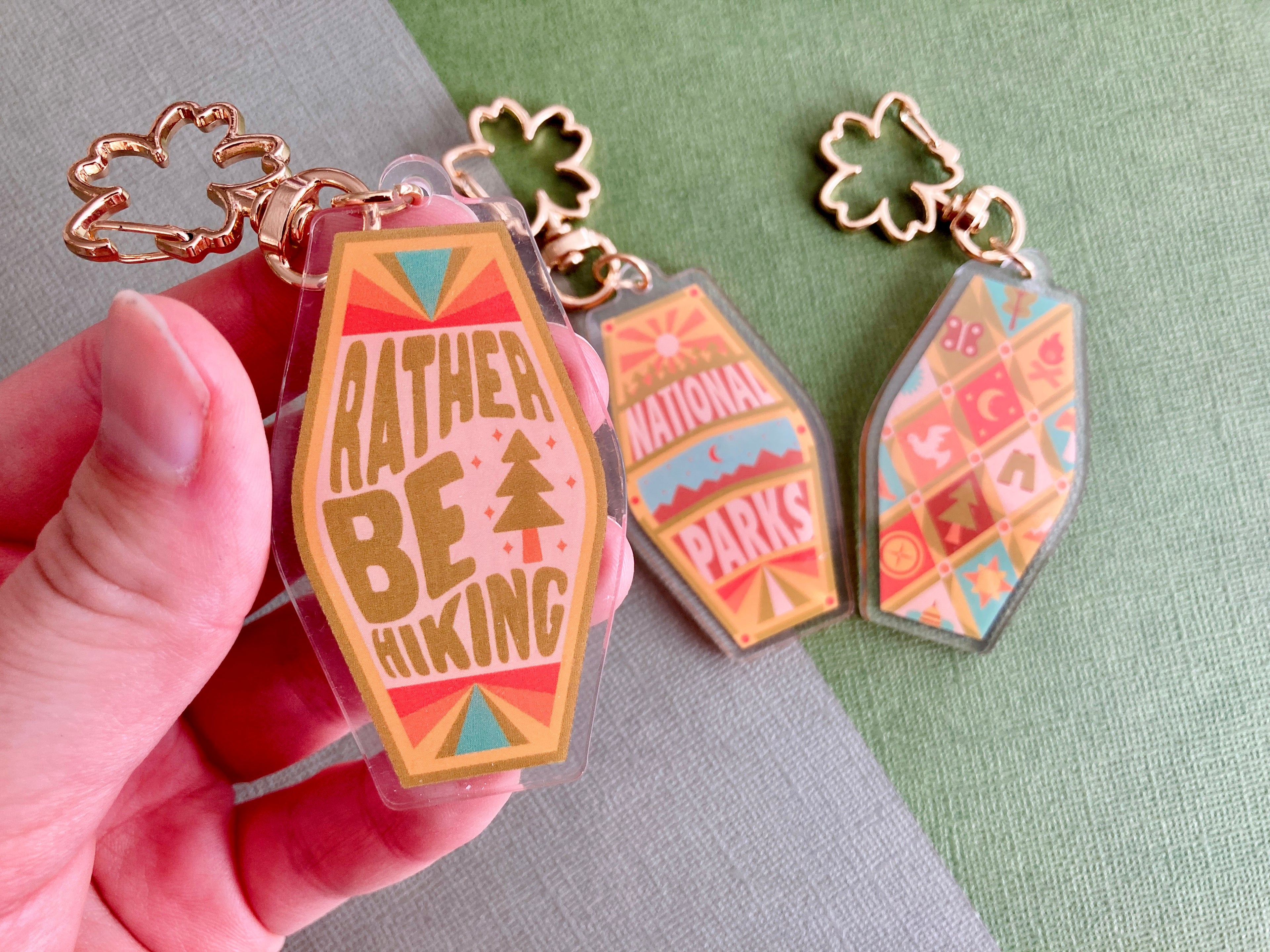 National Park Acrylic Keychains