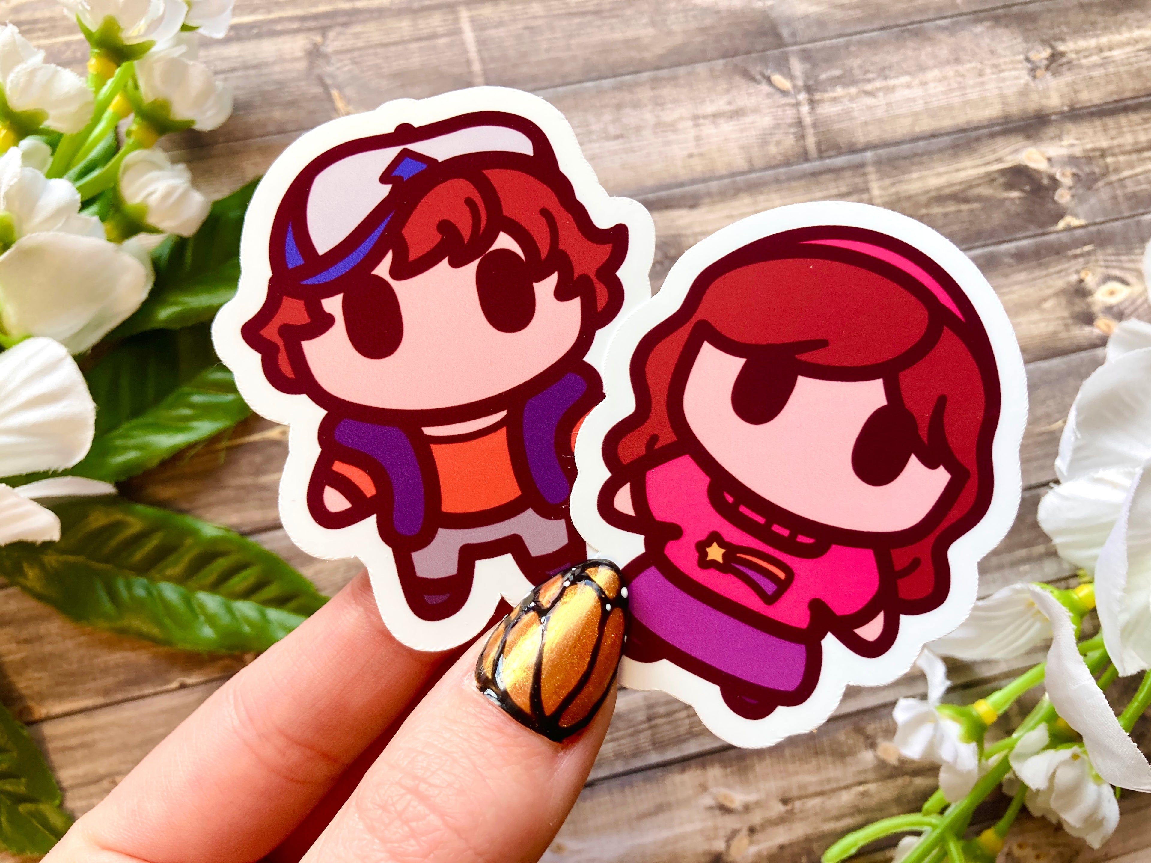Dipper & Mabel Magnet Keychains & Stickers