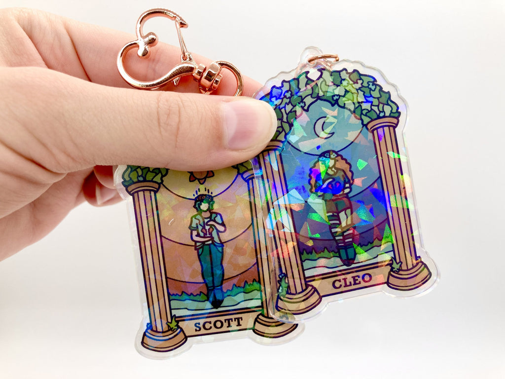 Pt 2 Life Series Duo Holographic Keychains