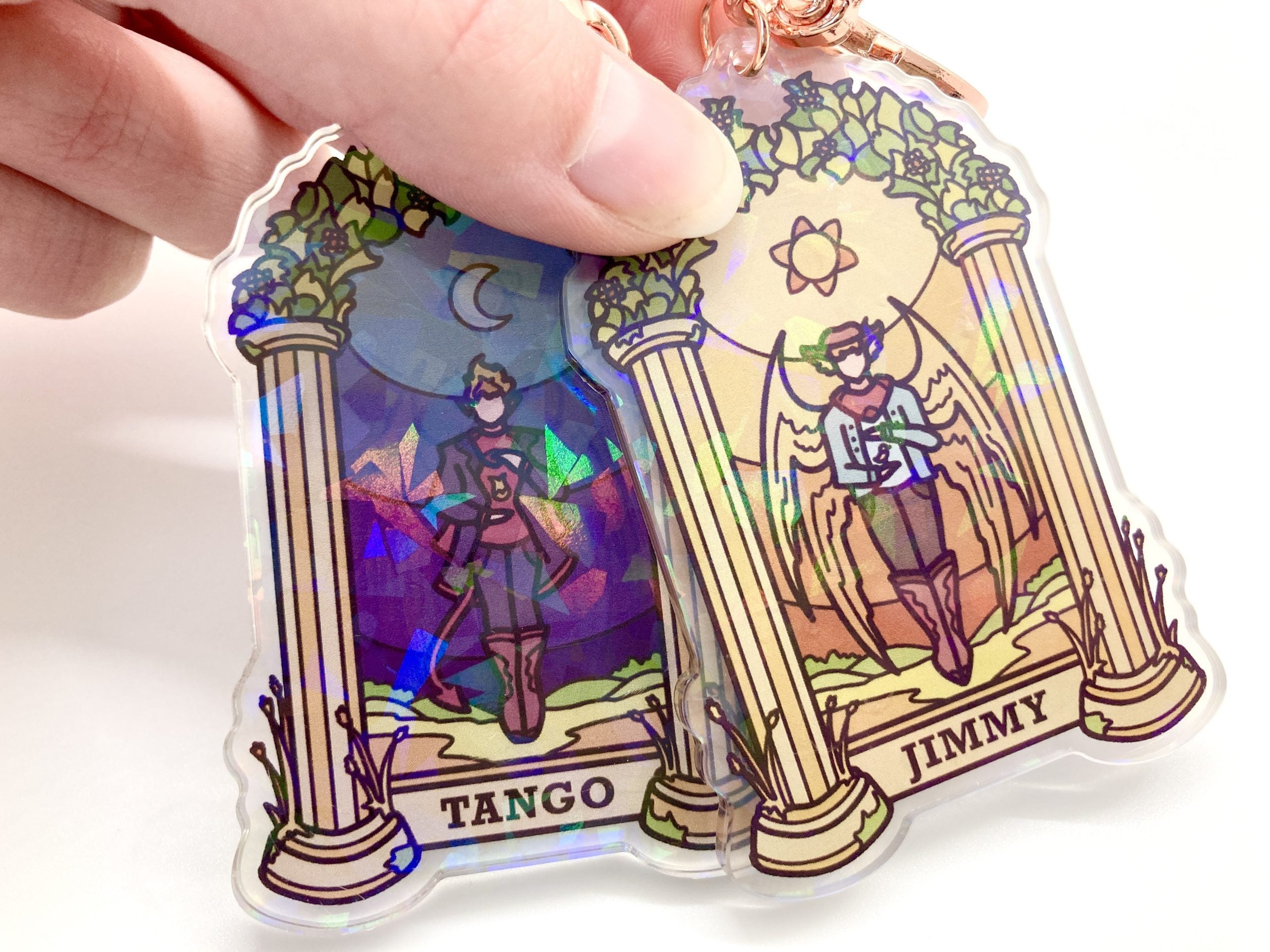 Life Series Duo Holographic Keychains