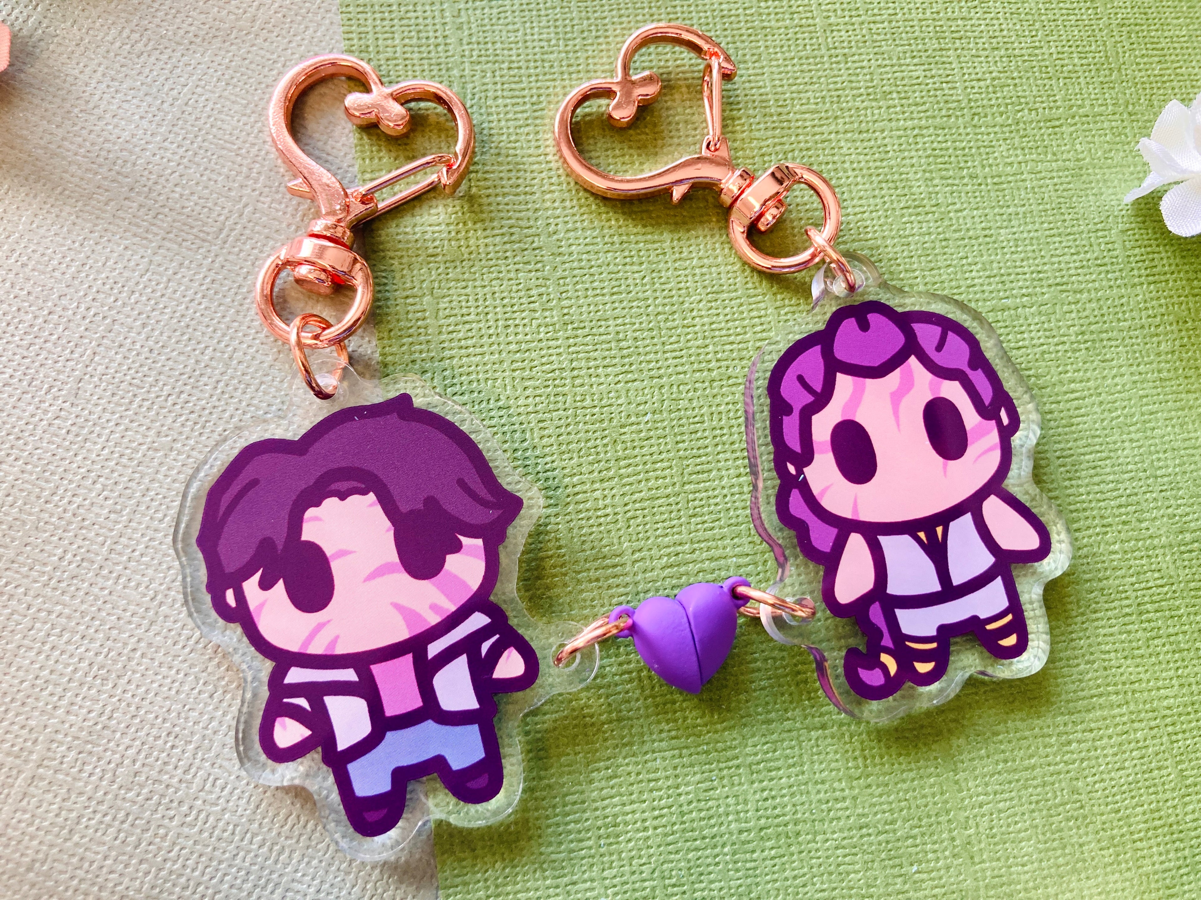 Kpop Magnet Acrylic Keychains