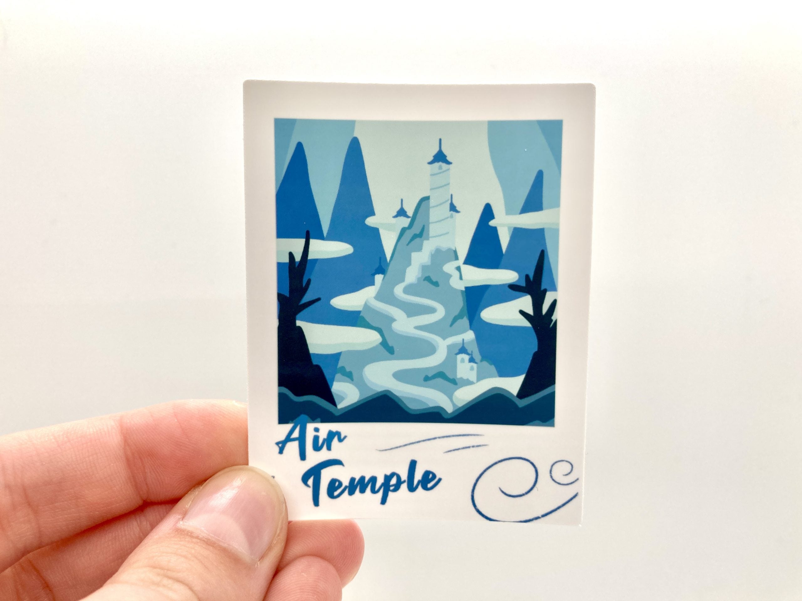 Elemental Polaroid Vinyl Stickers