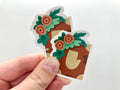 Floral Journal Vinyl Sticker