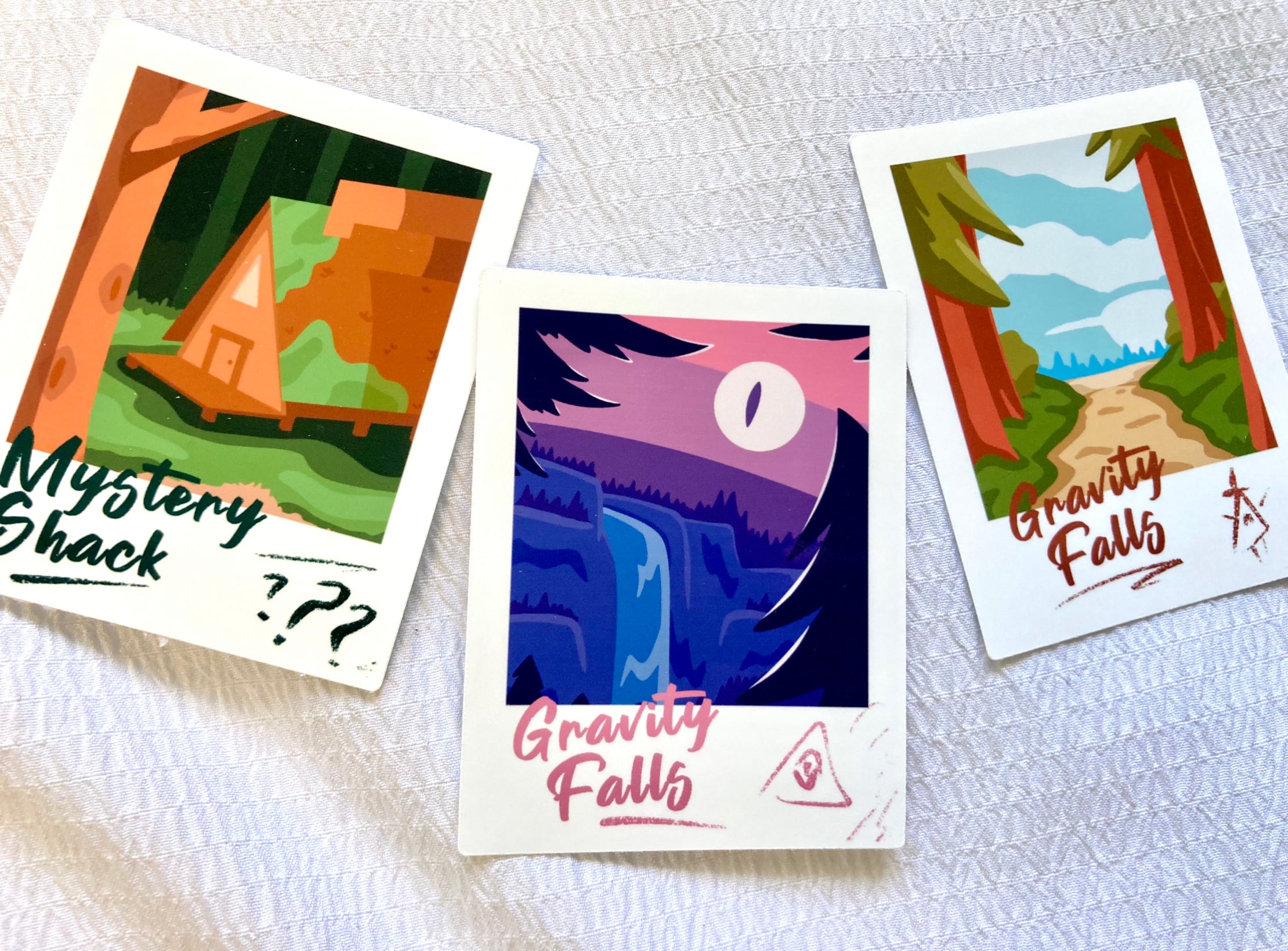 Gravity Polaroids Pt. 2 Location Vinyl Stickers