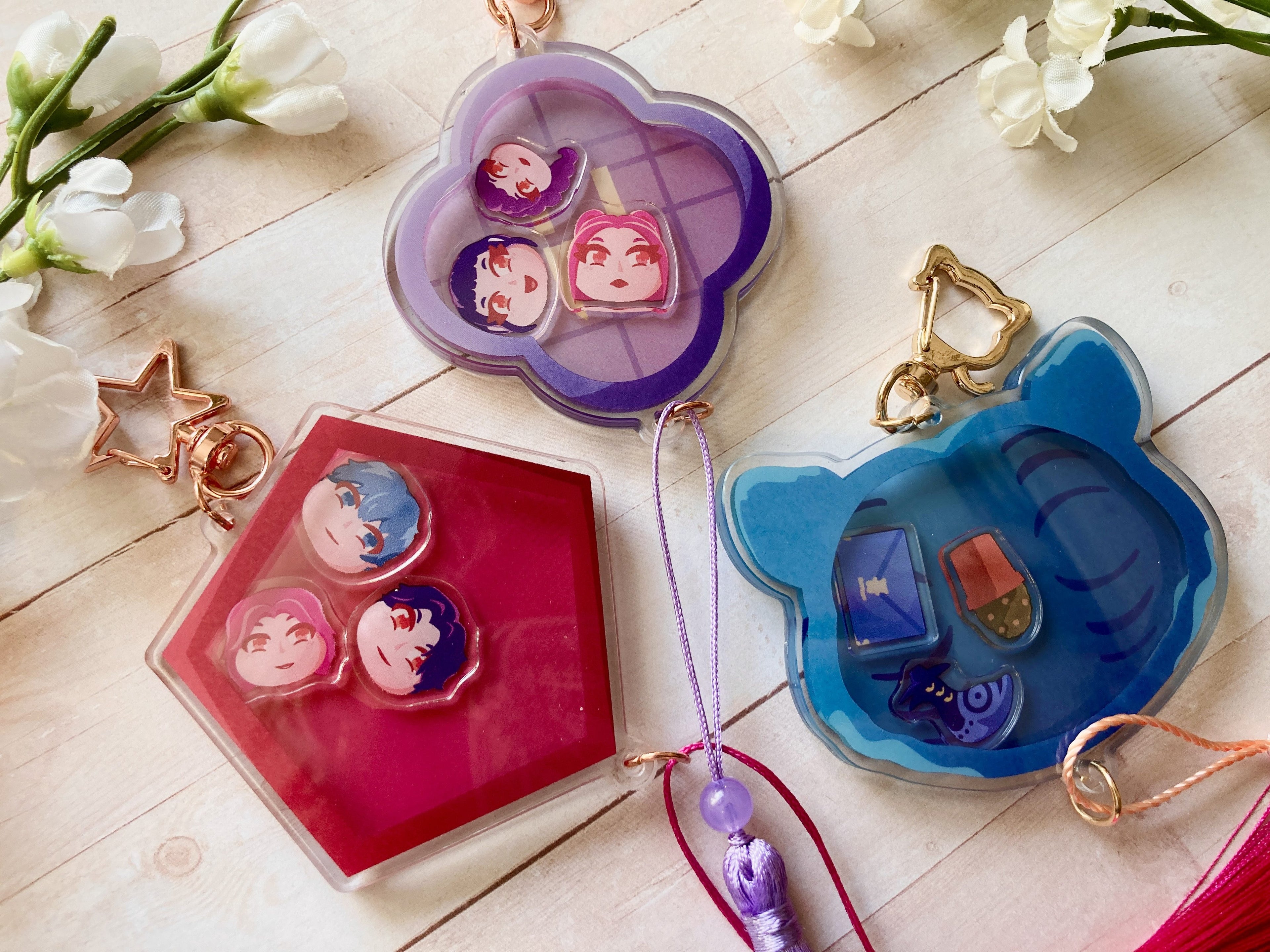 K-Pop Shaker Keychains