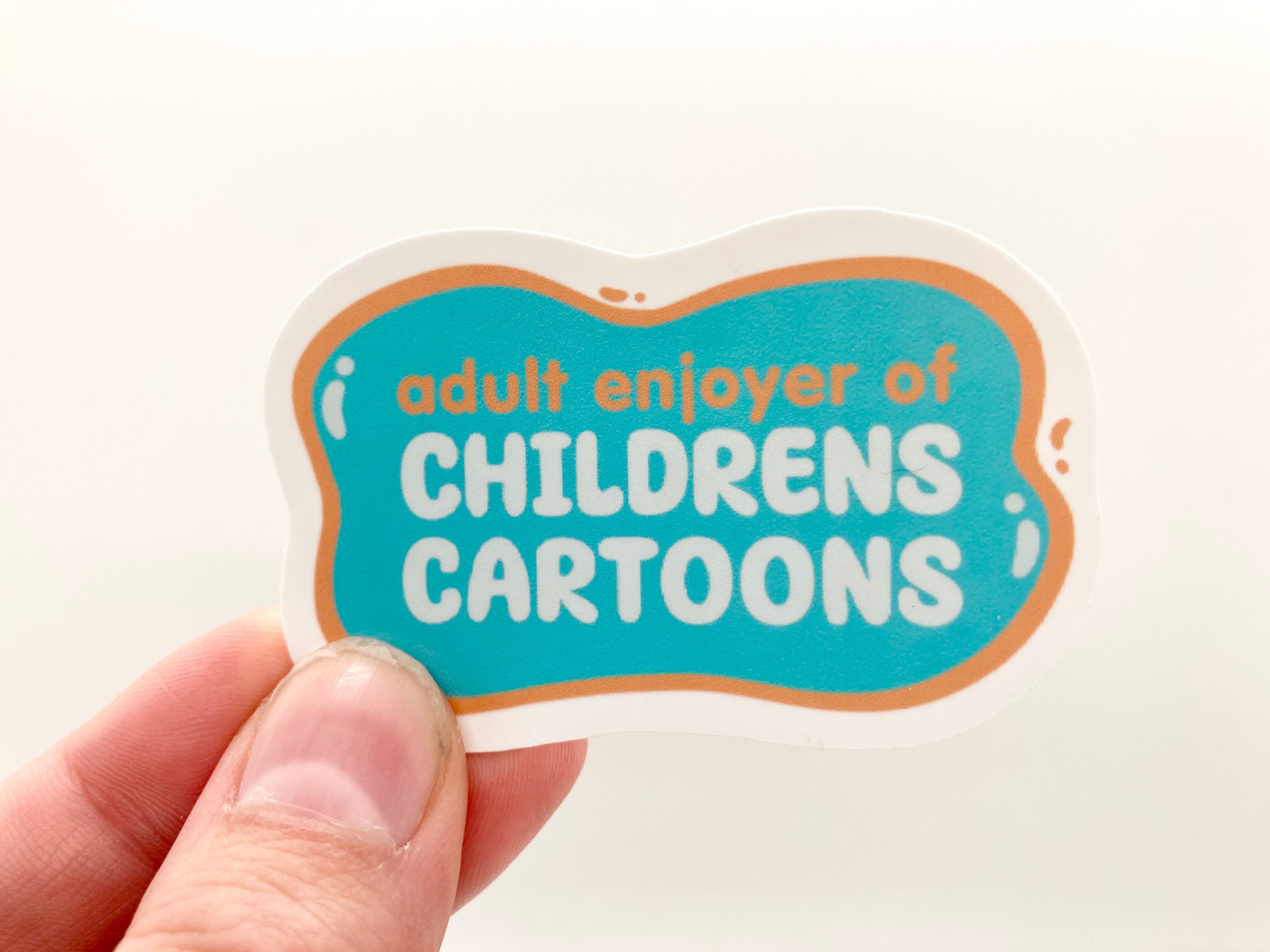 Cartoon Enjoyer Vinyl Sticker