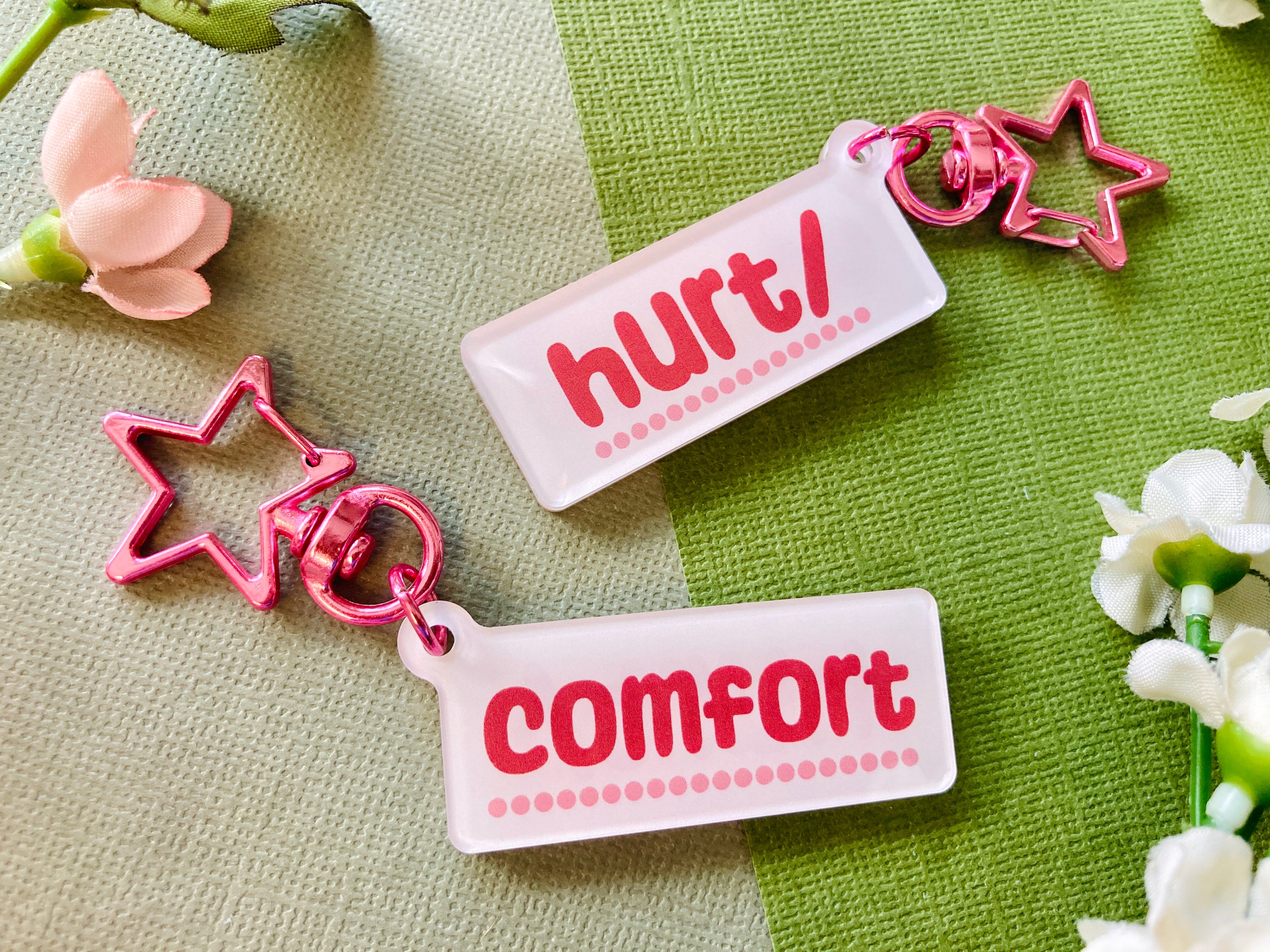 Hurt / Comfort Fanfiction Mini Keychains