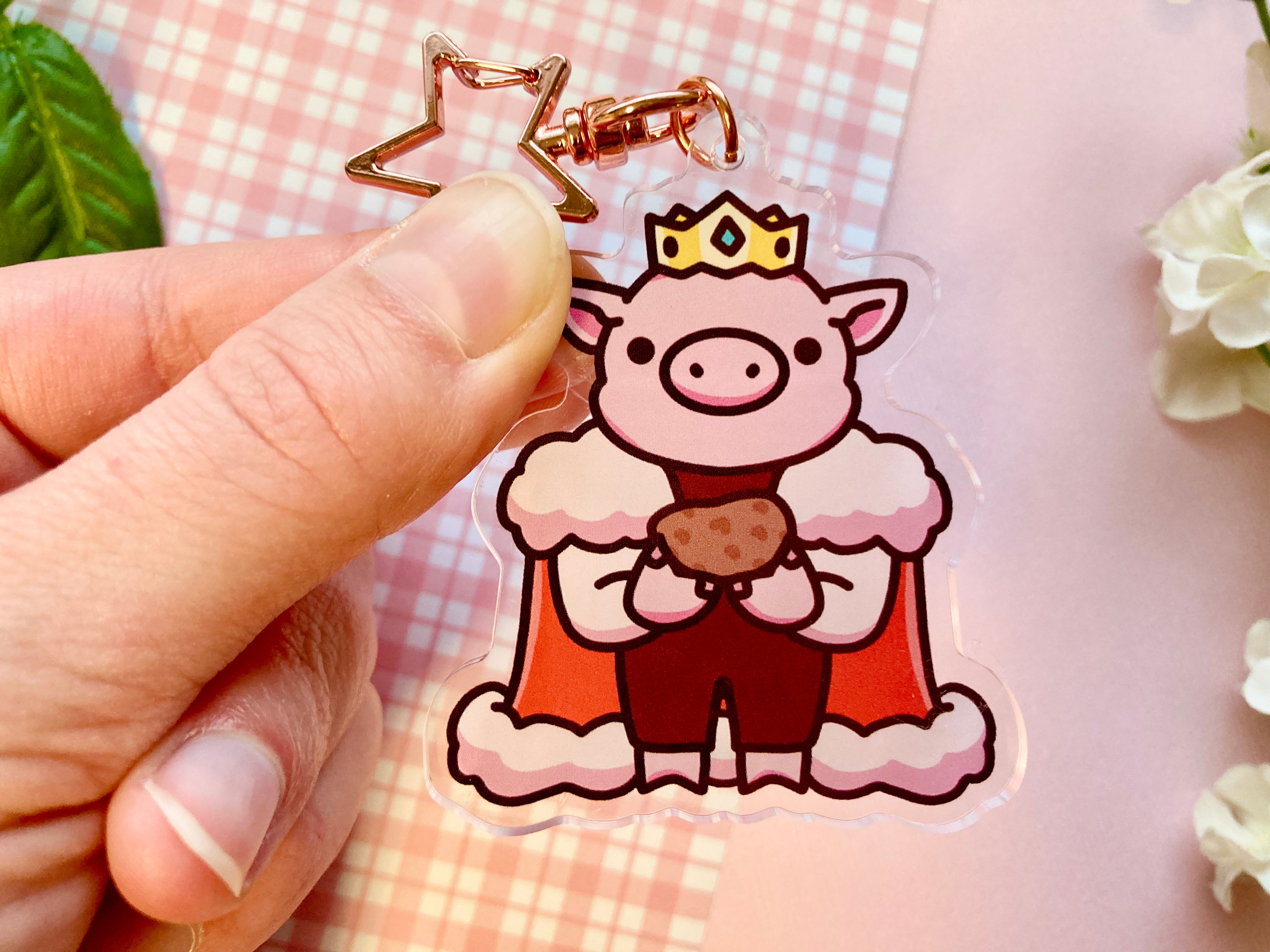 Potato Techno Acrylic Keychain