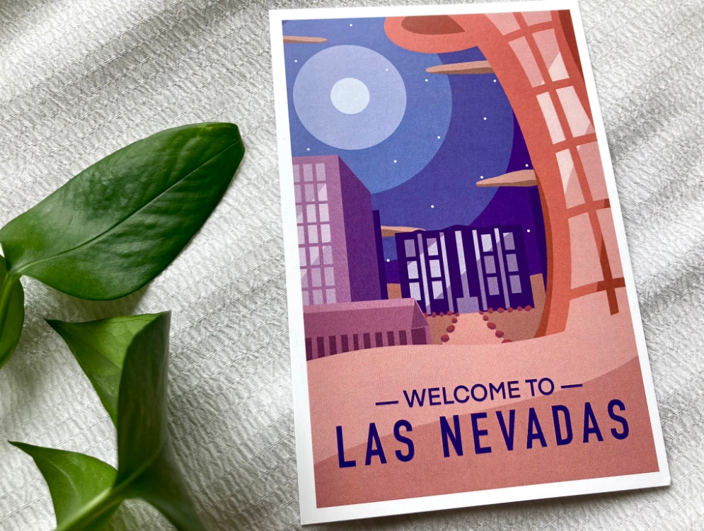Welcome to Las Nevadas Mini Art Print