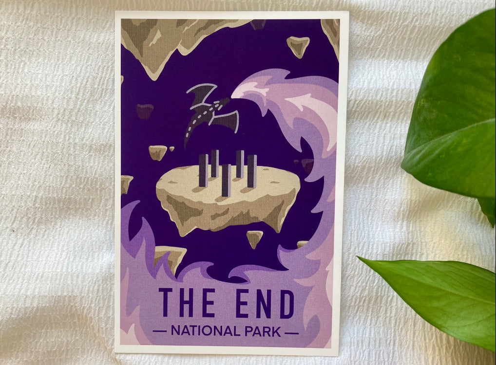 MC Block Game National Parks Mini Art Prints