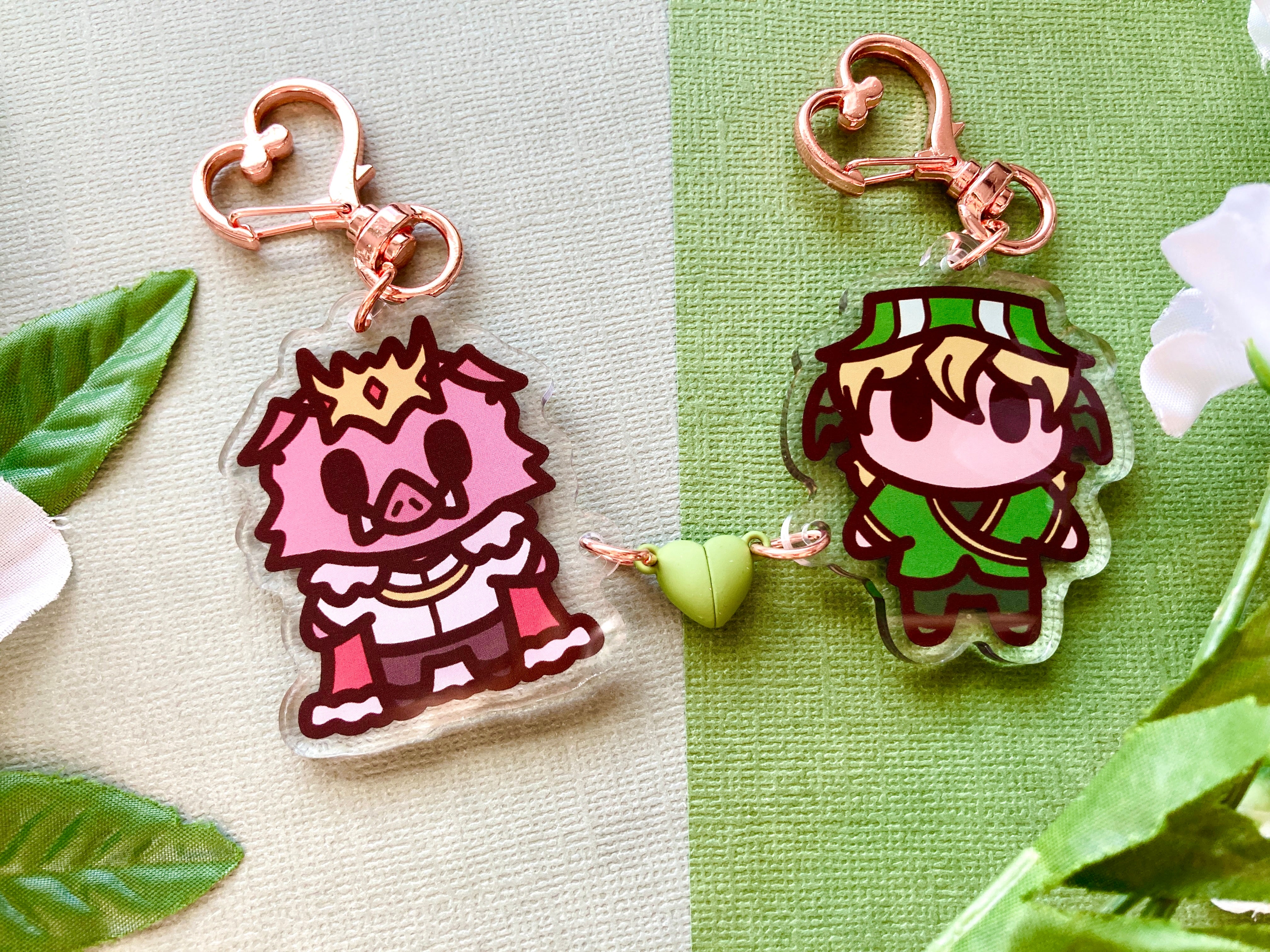 Techno & Phil Magnet Keychains & Stickers – Winterstar Art