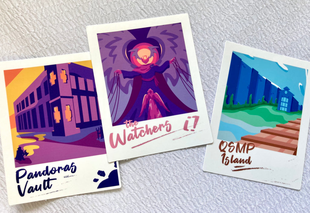 DSMP / MCYT Location Polaroid Vinyl Stickers