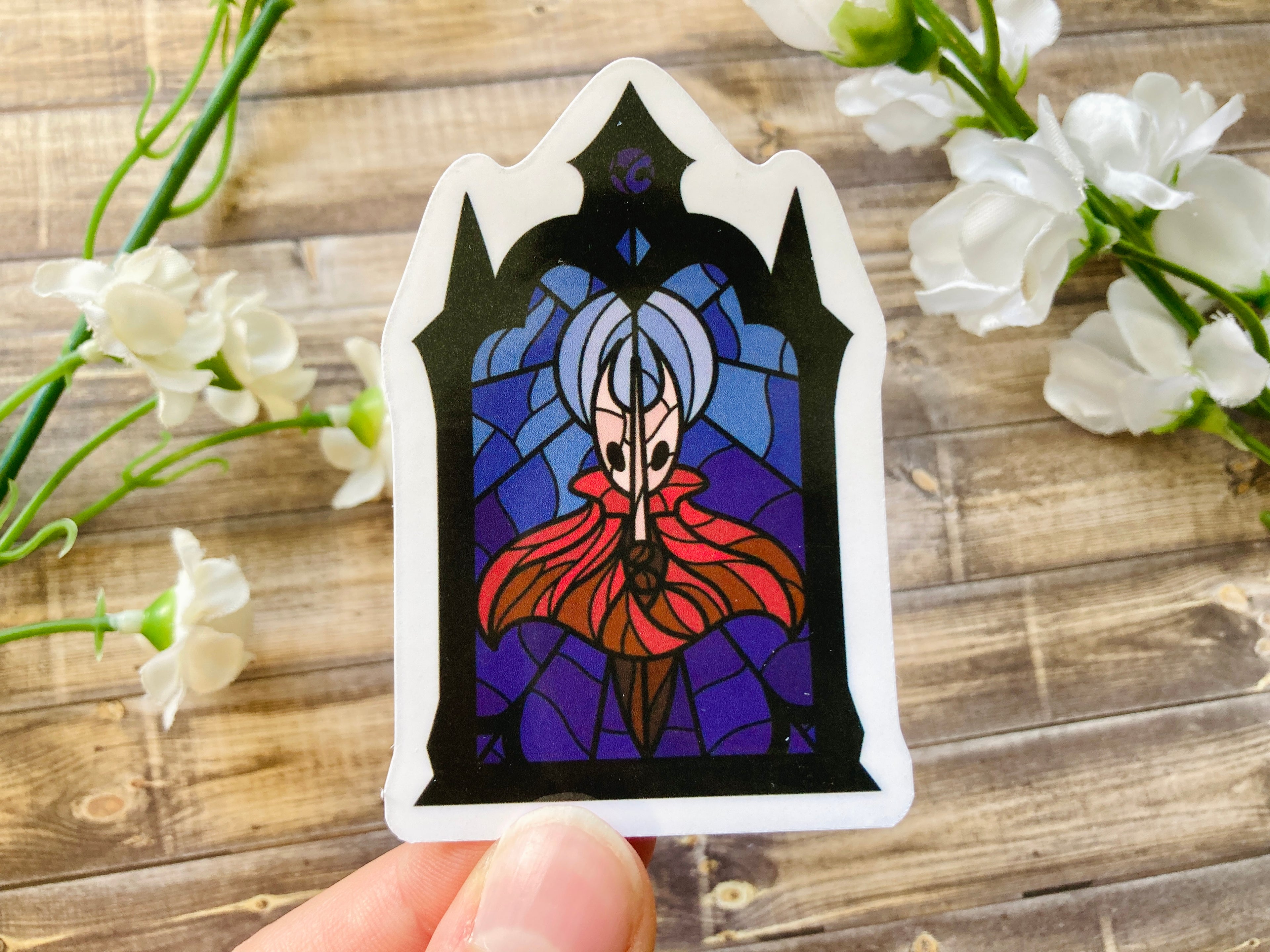 Bug Stained Glass Vinyl Sticker