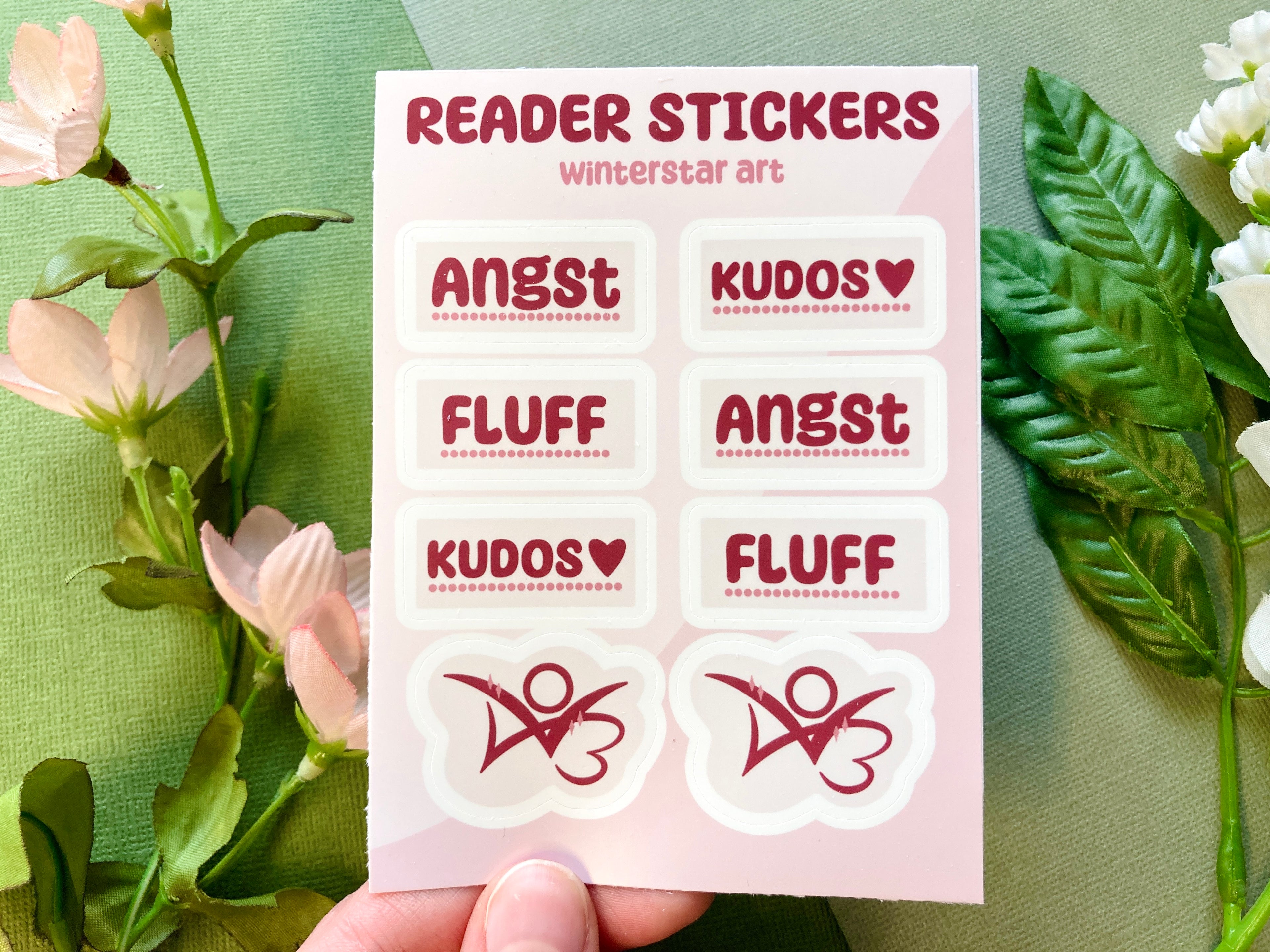 Fanfiction Vinyl Sticker Sheet