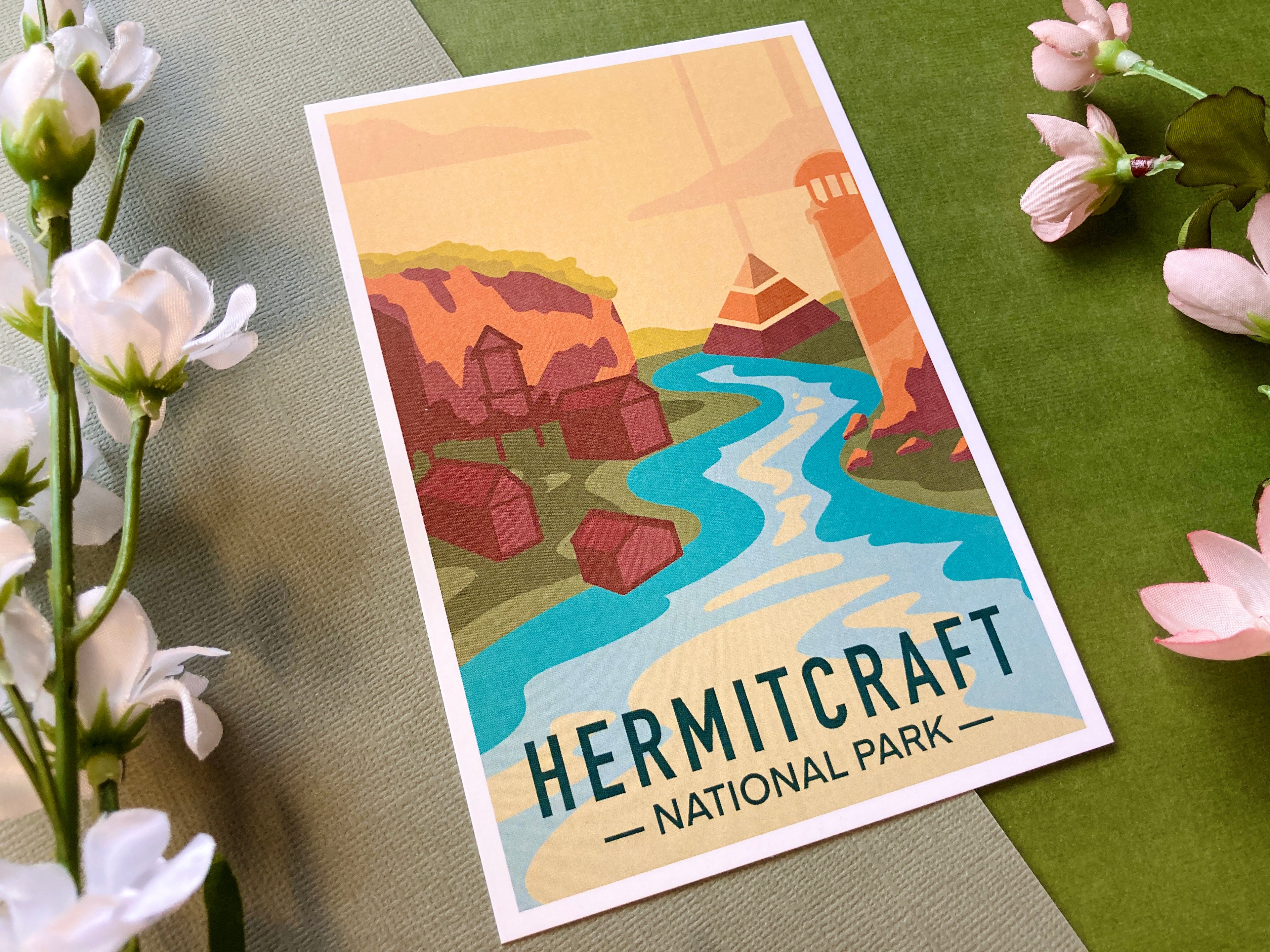 Hermit S10 Sunset Bases National Park Mini Art Print