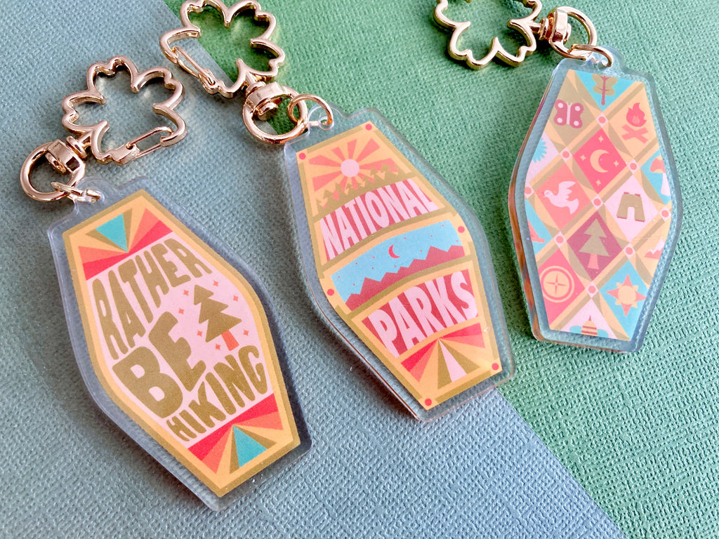 National Park Acrylic Keychains