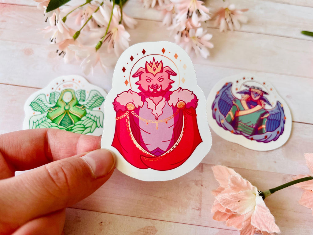 Doomsday Trio Vinyl Stickers | Dream SMP / DSMP