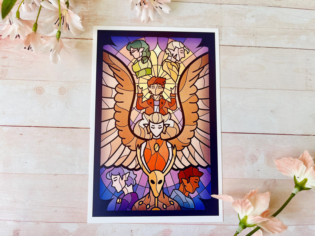 Owl House Glass - Mini Art Print