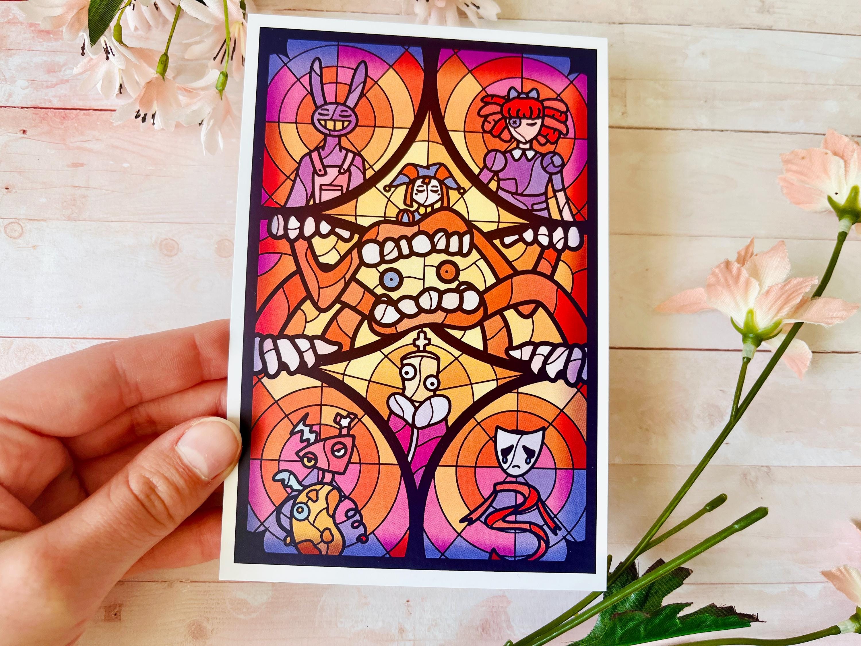 TADC Digital Circus Glass - Mini Art Print