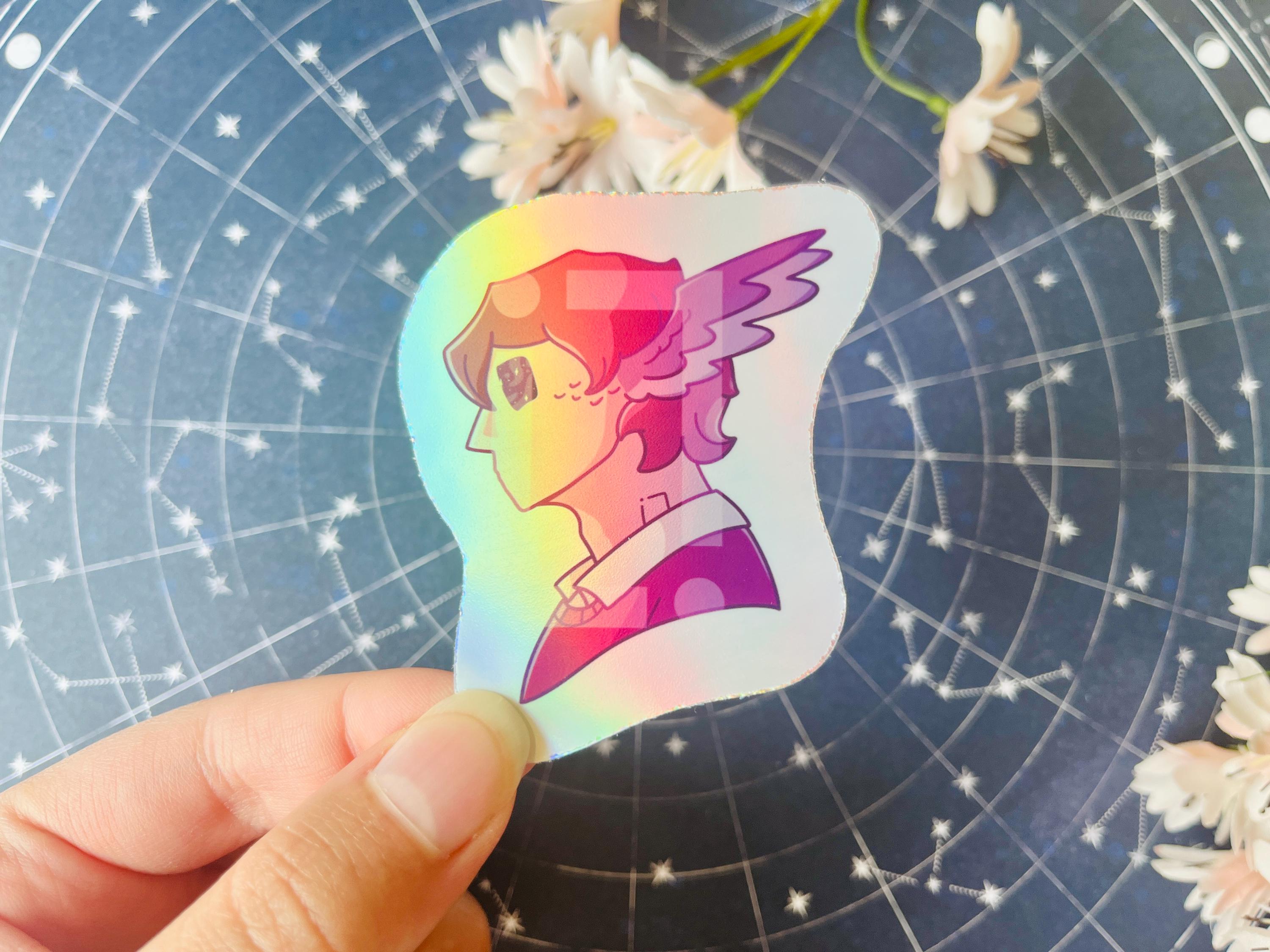 Watcher Grain | I see everything Glossy Vinyl Sticker