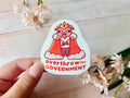 Overthrow Government Techno Glossy Vinyl Stickers | DSMP / Technoblade