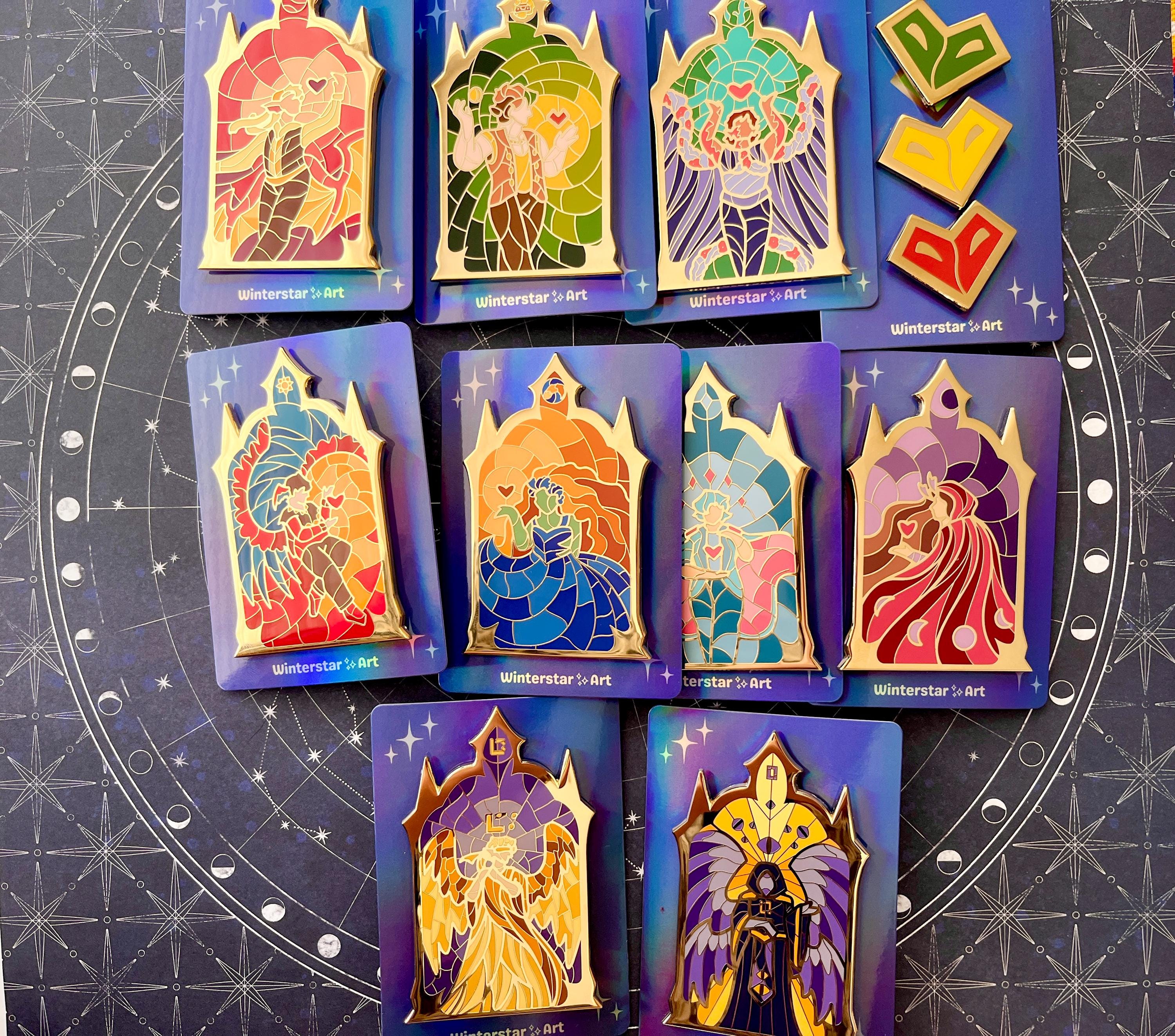 Life Series Winners Enamel Pins