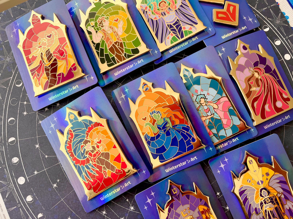 Life Series Winners Enamel Pins