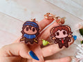 Quackity & Schlatt Magnet Acrylic Keychains | Pumpkin Duo, Dream SMP, QSMP