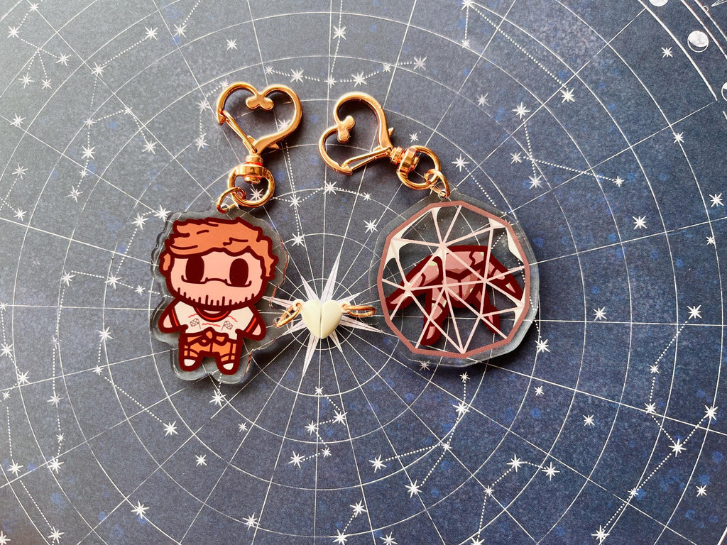 Rocky Grace Magnet Acrylic Keychains