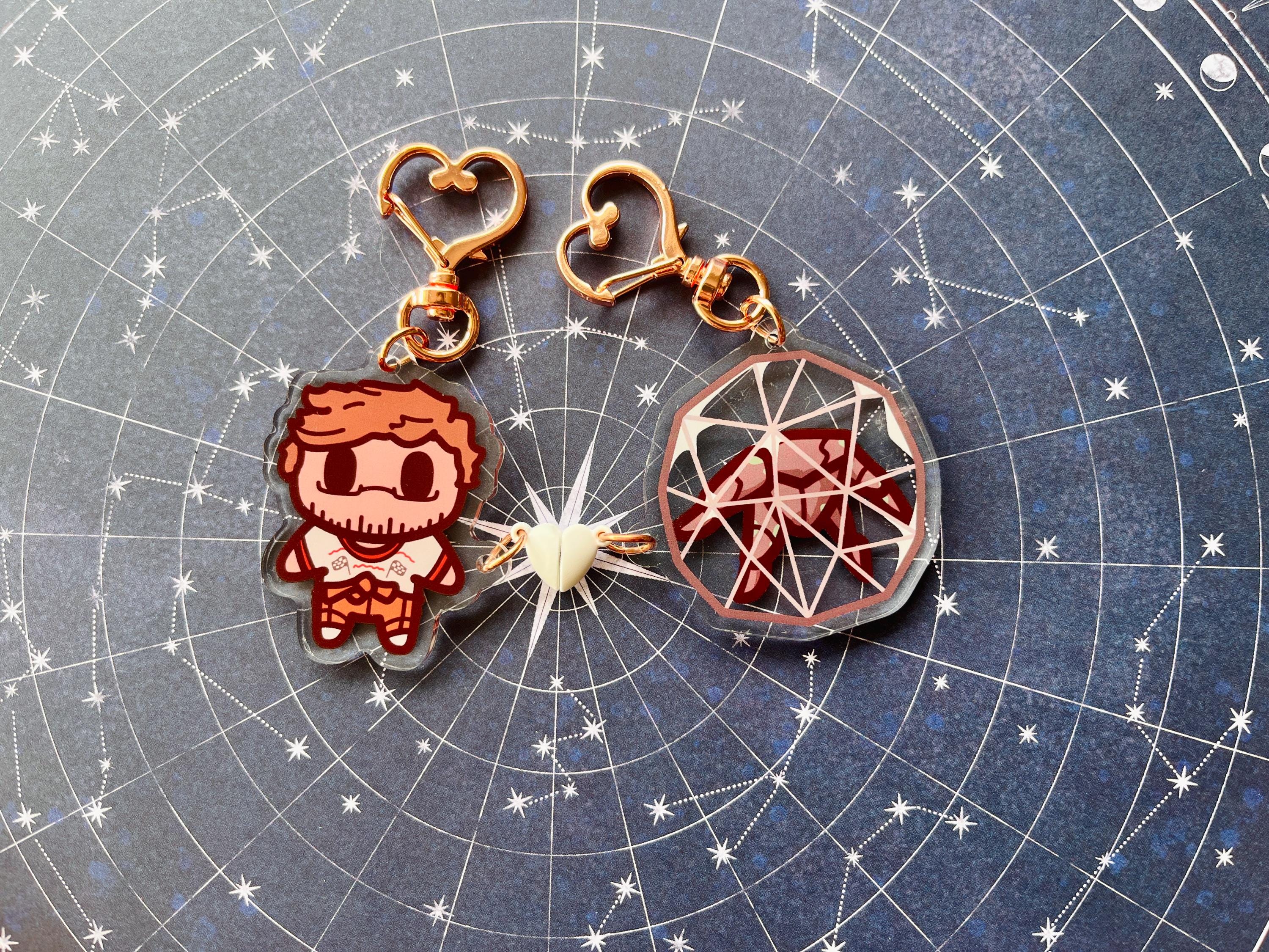 Rocky Grace Magnet Acrylic Keychains