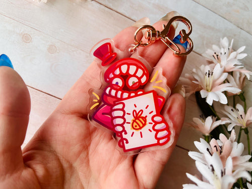 Caine Bee TADC Double-Sided Acrylic Keychains / Charms