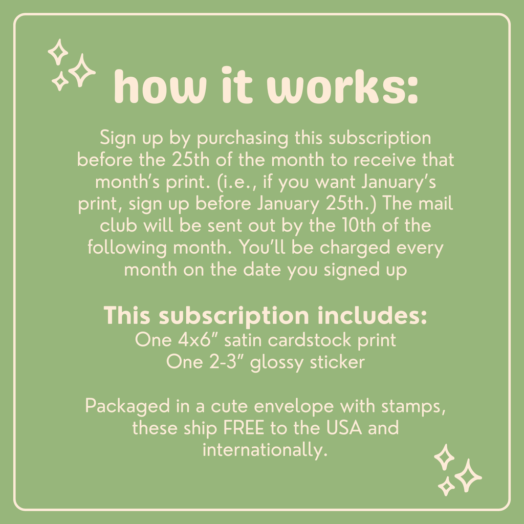 MCYT Monthly Print Club